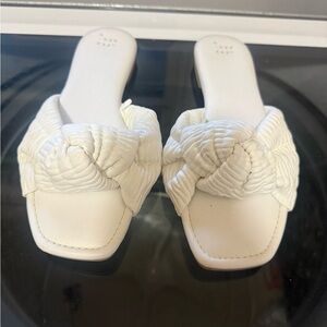Target A New Day Women's White Knotted Slide Sandals‎